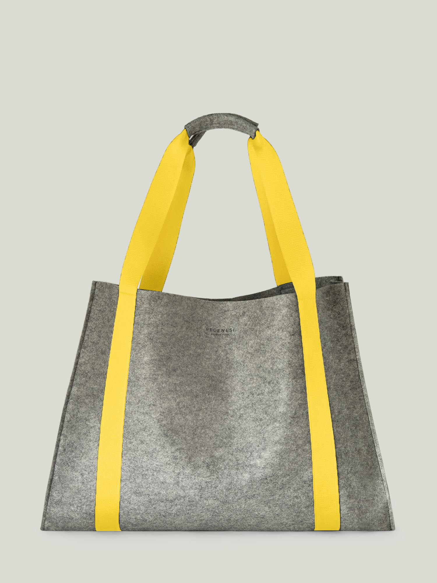 RE-FLAG MAXI SHOPPING BAG GRAU